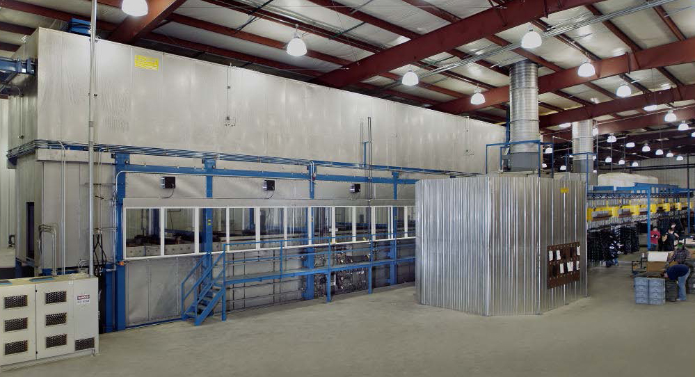 The SST™ coating system is unlike any other system in the finishing business. Not only does it significantly reduce the amount of floor space needed, it also allows increased load density.